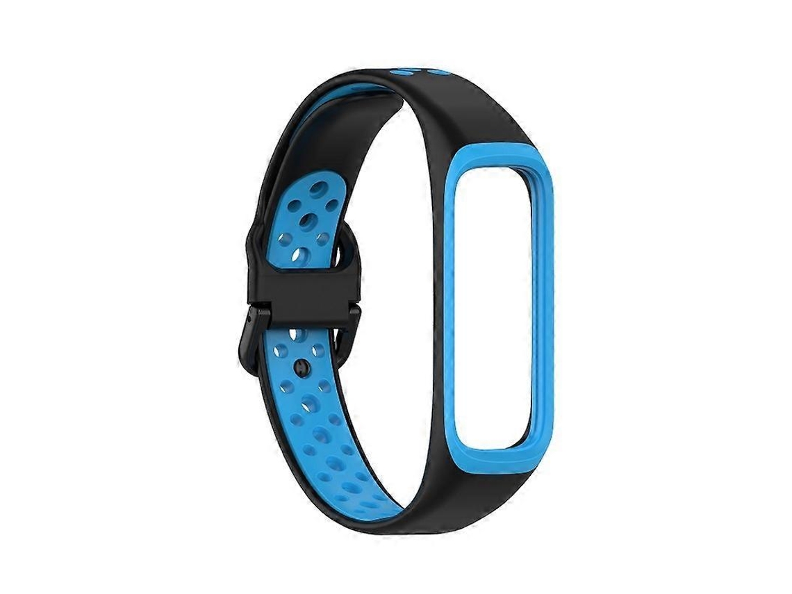 Pulseira De Silicone Bicolor Para Samsung Galaxy Fit 2 Sm-r220