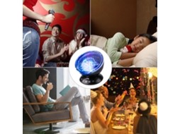 Projetor Oceano Led LAXISCREED com Controle Remoto 7 Cores