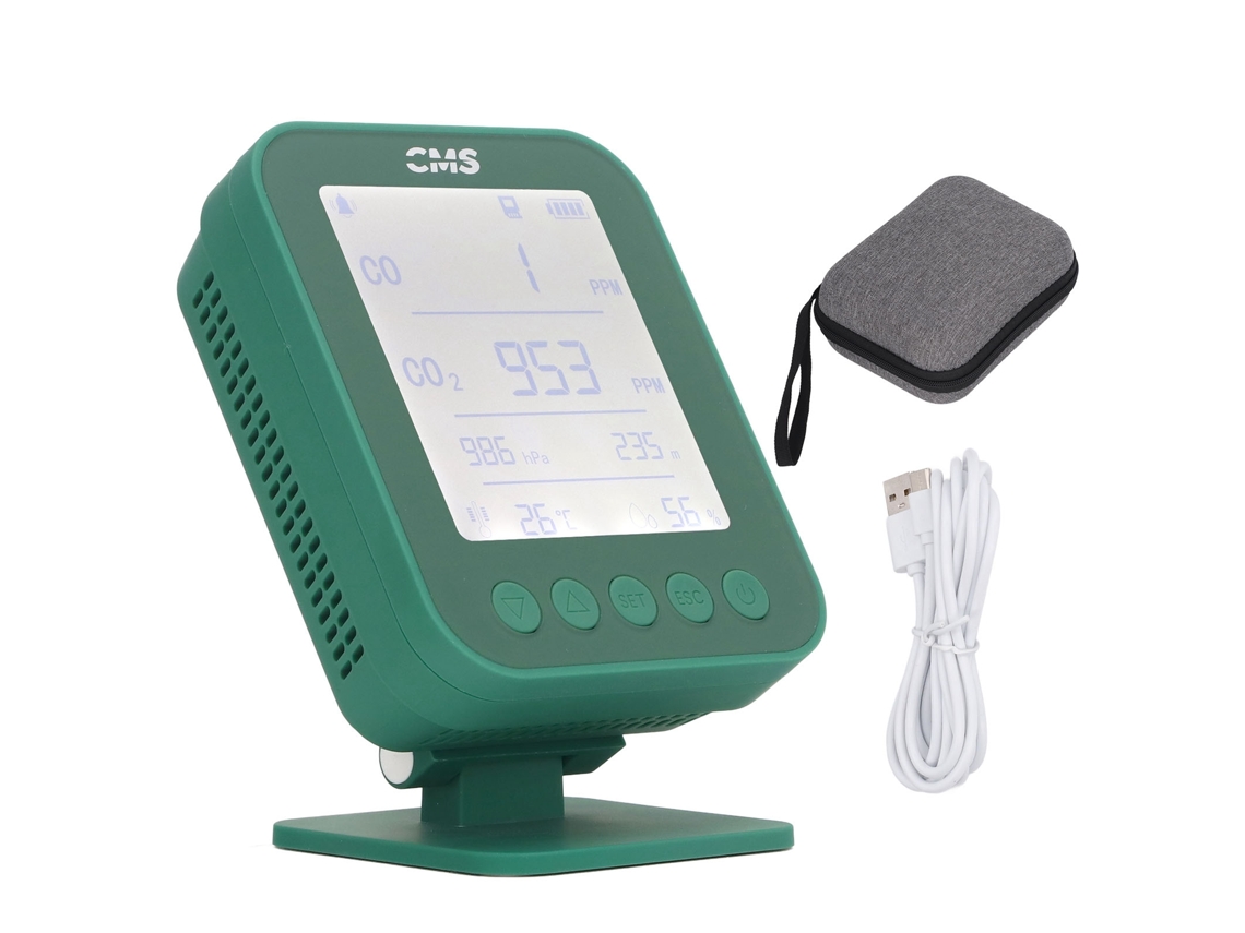 Laxiscreed Detector Multifuncional Seis Em Um Para Monitoramento De Pressão E Dióxido De Carbono