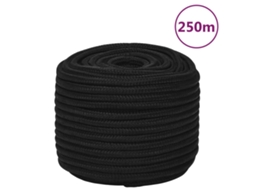 Rope, Ropes Vidaxl Preto Poliéster (n/a)