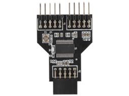 Cartão Adaptador De Expansão Usb2.0 9pin Para Dual 9pin Para Winxp/vista/7/8/10 Luz Dourada