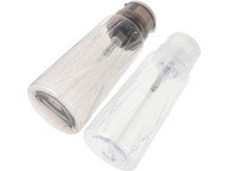 Dispensador de bomba de plástico transparente para removedor de esmalte.