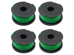 Conjunto De 4 Bobinas Para Cortador De Grama Black Decker Gh3000, Gh3000r, Lst540 E Lst540b (sf-080-bkp)