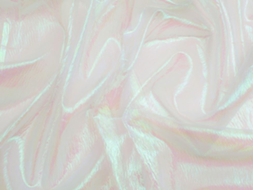 Tecido de organza de cristal arco-íris turquesa Minerva por metro Slowmoose