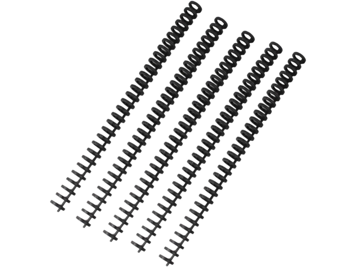 Conjunto De 5 Unidades, 30 Argolas, Espiral Plástica Para Encadernação, 12mm, 30 Furos, Argolas Para Caderno