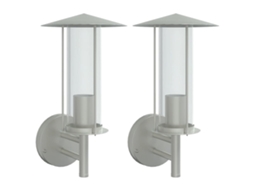 Outdoor Wall Light, Outdoor Wall Lights Vidaxl Prateado Aço Inoxidável (n/a)
