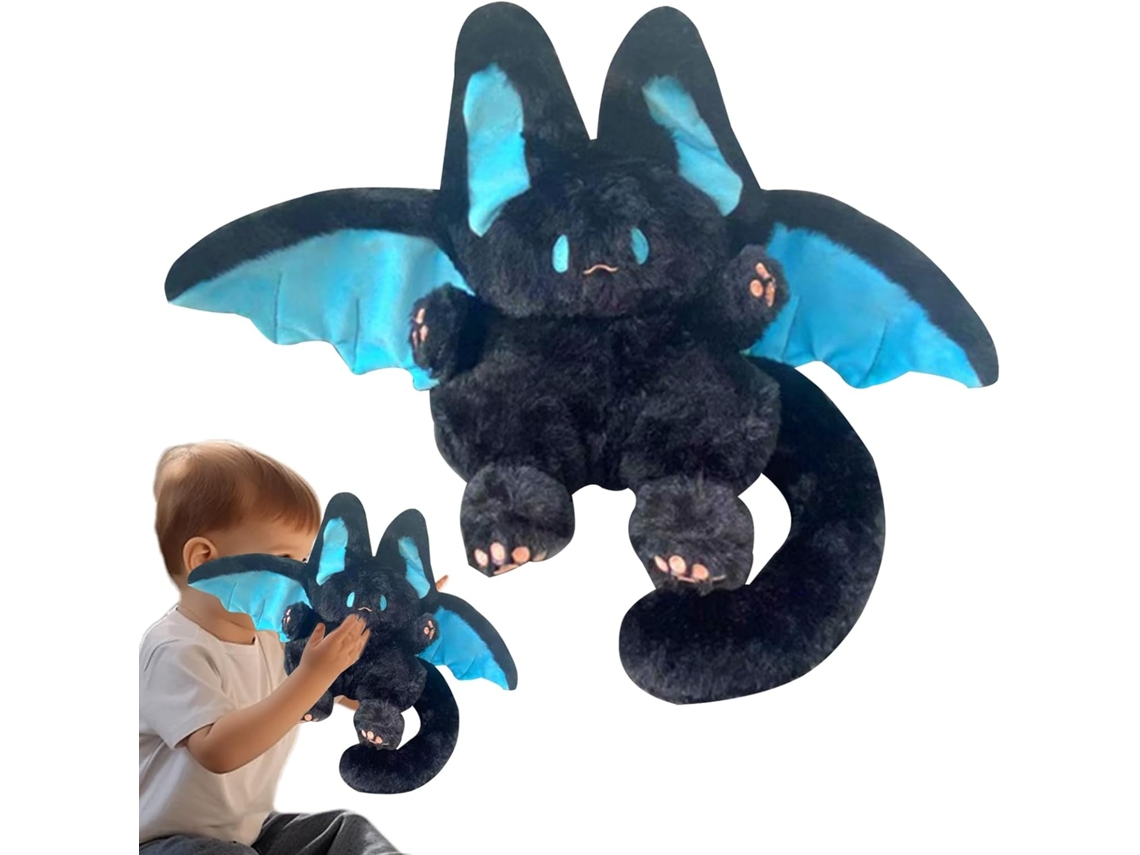 Brinquedo De Pelúcia Morcego, Macio E Confortável, Almofada Pelúcia.