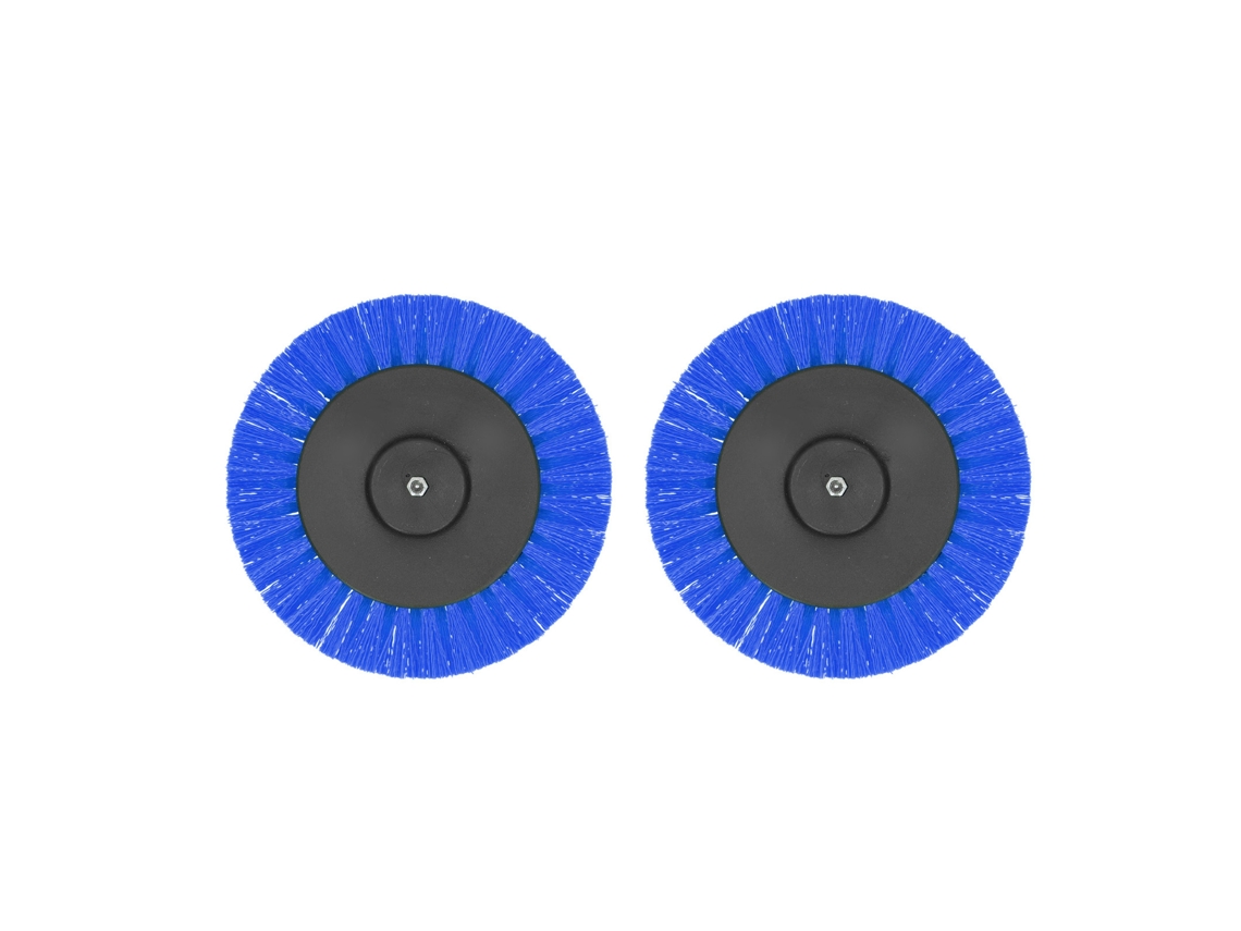 2 Pack Cabeça de Escova Eléctrica para Furadeira 3.5 Polegadas para Carpets Decoração Azul