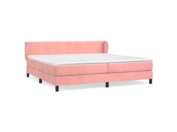 Box Spring Bed, Box Spring Beds Vidaxl Cor-de-rosa Veludo (200 X 200 Cm)
