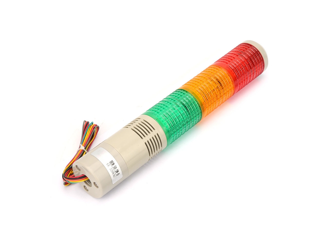 Luz de Aviso Máquina 220vac Led Constante
