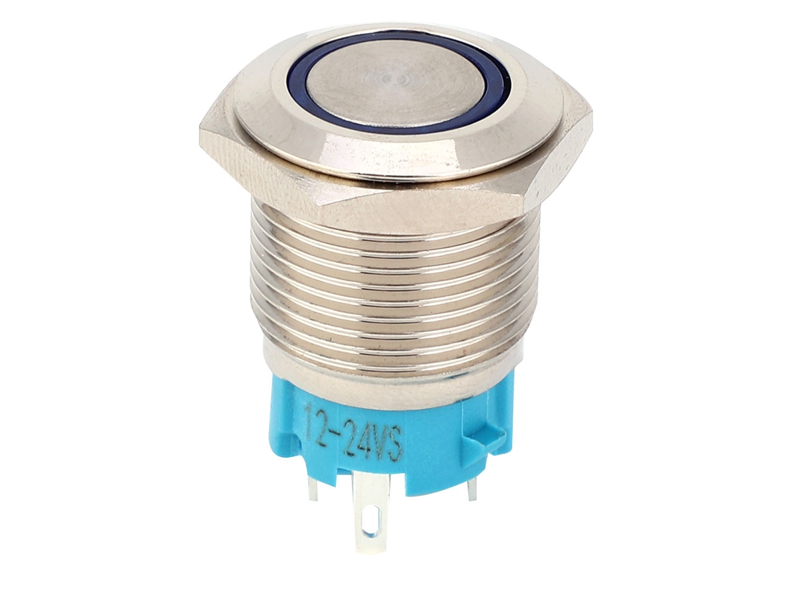 Interruptor Push button 12 24vdc 16mm