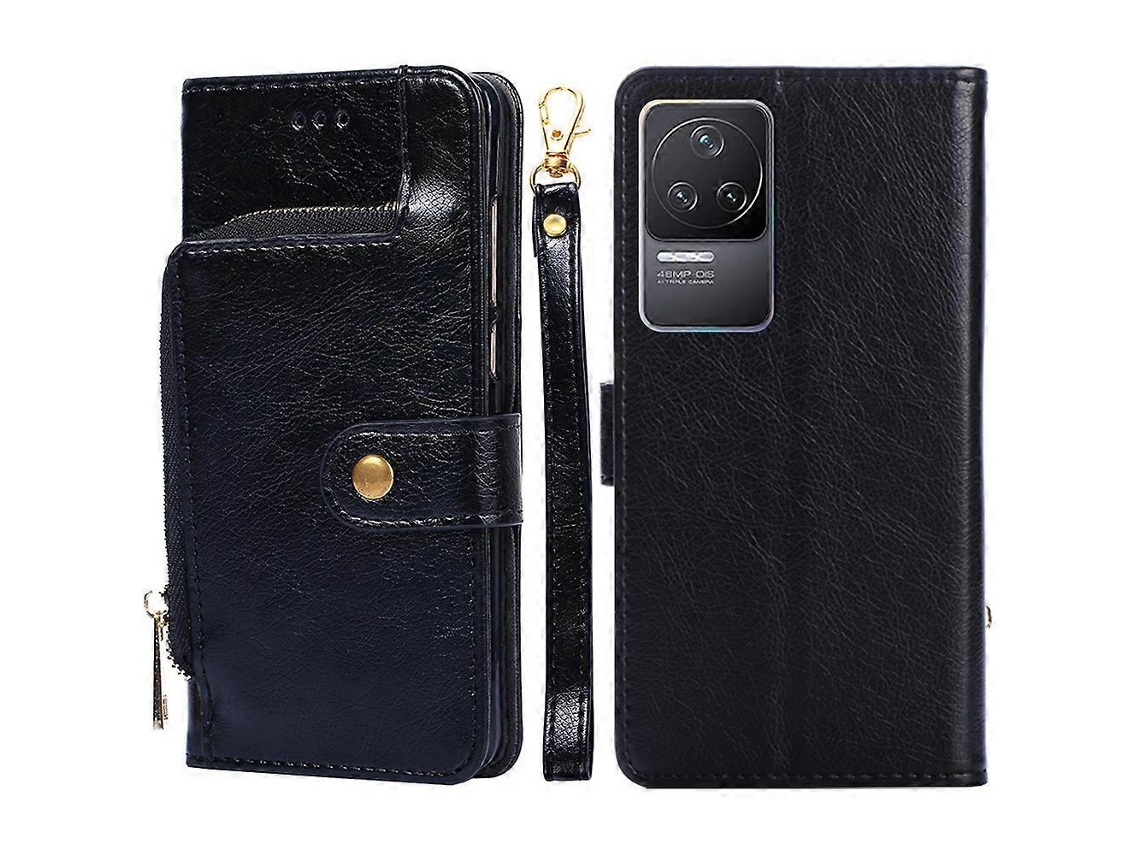 Capa De Couro Com Zíper Para Celular Xiaomi Redmi K50/redmi K50 Pro