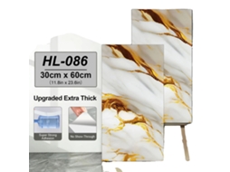 Adesivo De Azulejos De Mármore, Pvc Impermeável, Instalação Fácil, Qt-06, 20pcs-c