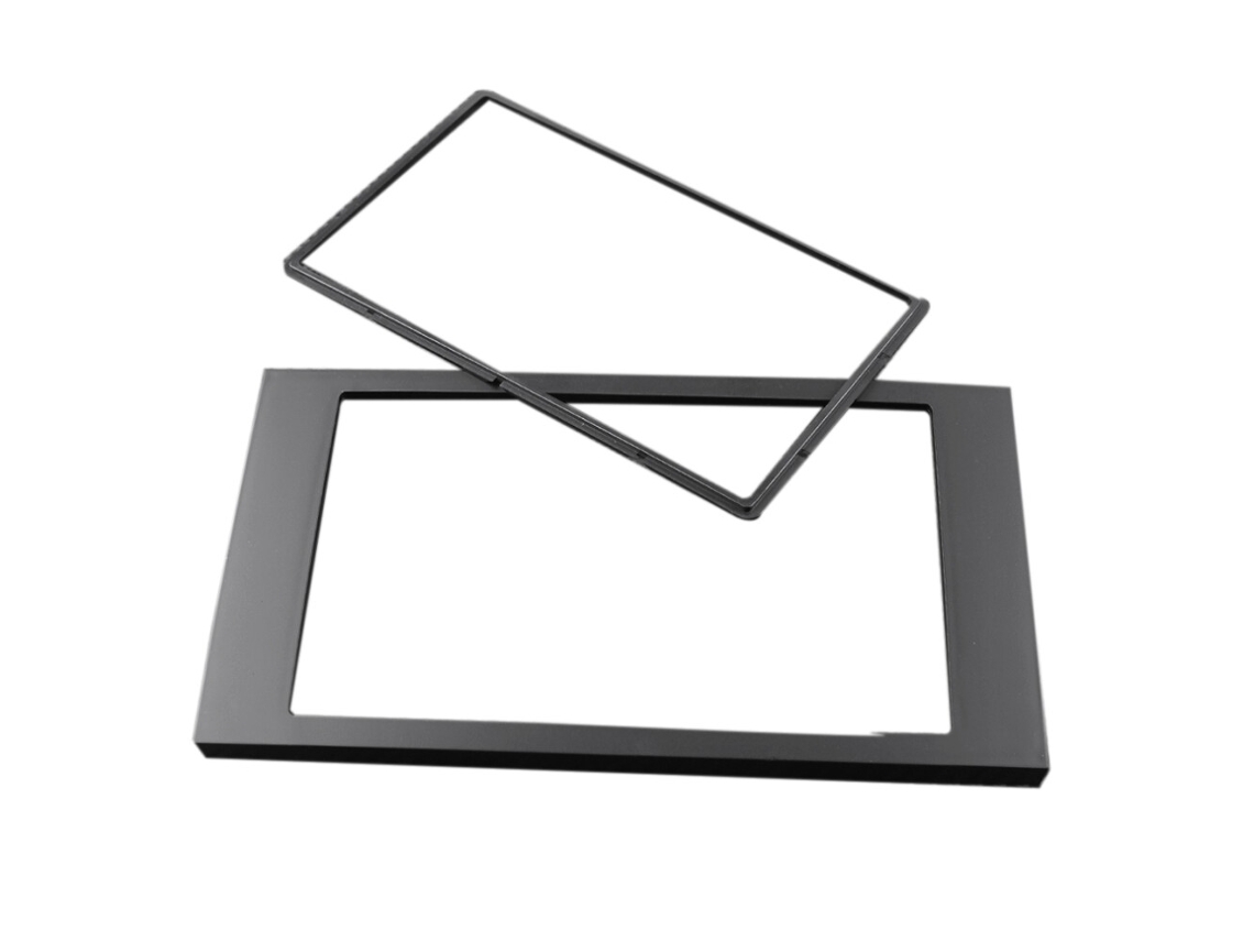 Moldura Adaptadora de Painel 2 Din para Rádio/dvd/navegação Compatível com Focus, C max, S max, Fiesta, Fusion