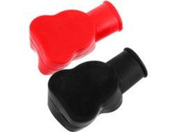 1 Par De Tampas De Terminais De Bateria Em Pvc, 2,44 X 1,65 X 0,87 Polegadas, Com Isolamento.