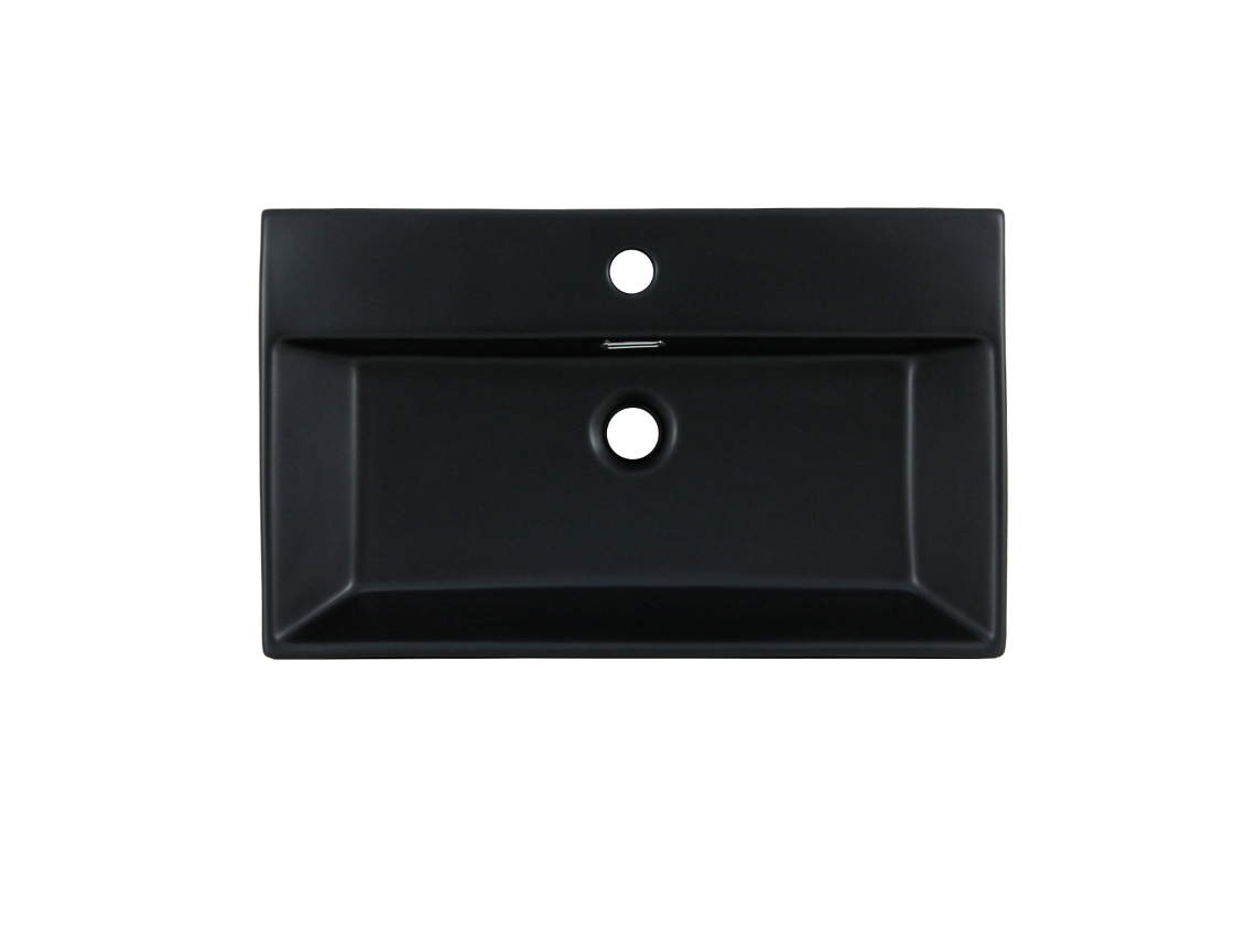 Lavatório ML-DESIGN (51 x 36 x 13 - Cerâmica - Preto)