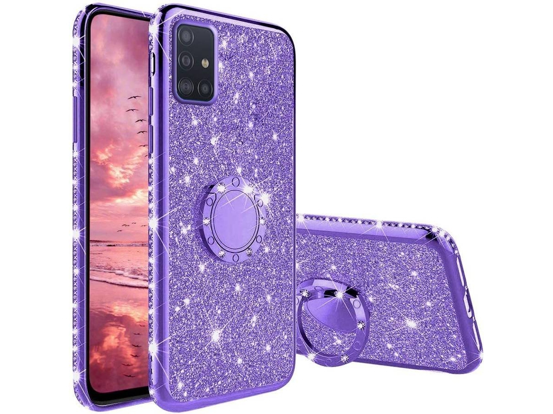Capa Samsung Galaxy A71 HONGWE. Roxo