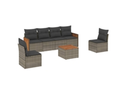 Garden Sofa Set, Garden Sofa Sets Vidaxl Cinzeto Rattan / Vime (n/a)