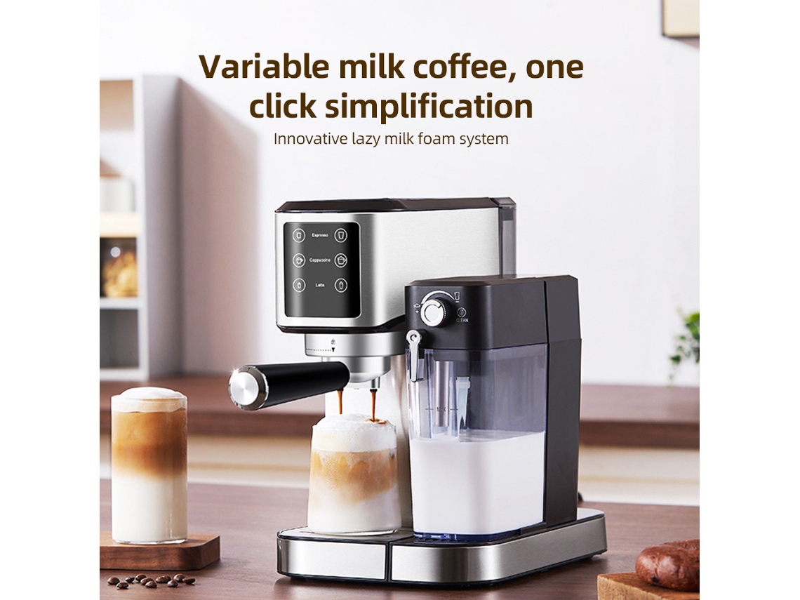 Máquina De Café Com Sistema De Espuma De Leite Automático 20bar