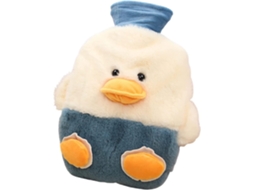 Bolsa De Água Quente 750ml Com Capa De Lã, Para Alívio Da Dor Azul Marinho AQUAFORGE