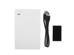 Enclosure Portátil Para Disco Rígido De Laptop Ssd Hdd De 2,5" Usb 3.0 Sata 6gbps (branco)