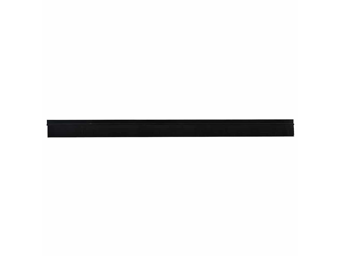 Conjunto 2 Vedação Moderna Para Porta Vidaxl Preto Alumínio (100 Cm)