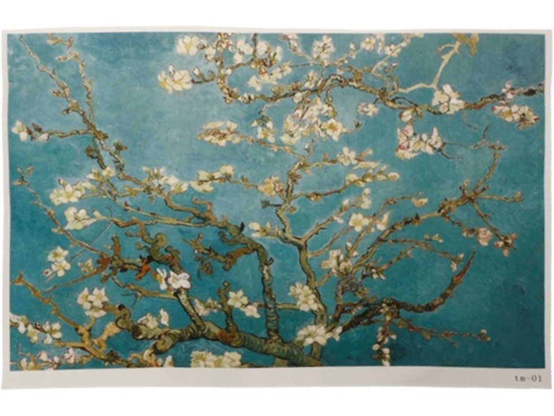 Adesivo Decorativo De Vinil Com Estampa De Flor De Amendoeira Para Laptops De 12 A 15 Polegadas.