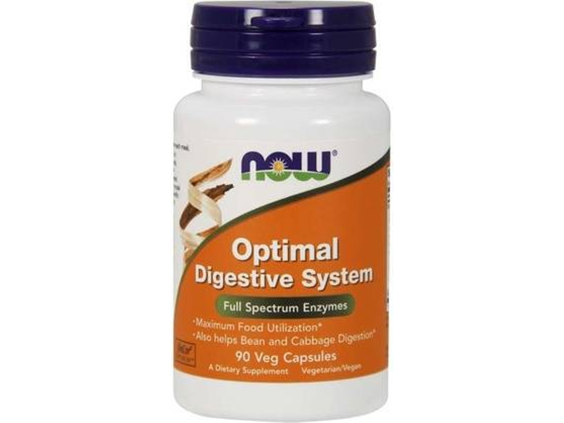 Suplemento Alimentar NOW Ideal Para O Sistema Digestivo (90 cápsulas vegetais)