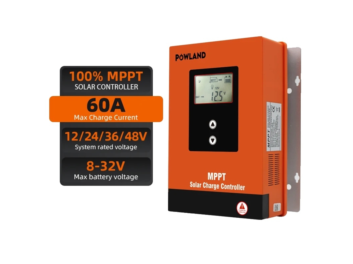 Controlador De Carga Solar, Tecnologia Mppt, Carga Máxima De 150vdc,mppt 60a Oem