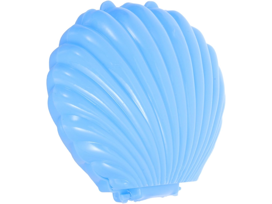 20 Caixas De Doces Portáteis Em Formato De Concha Azul, Feitas De Polipropileno (pp), Ideais Para Casamentos. Compactas E Práticas.