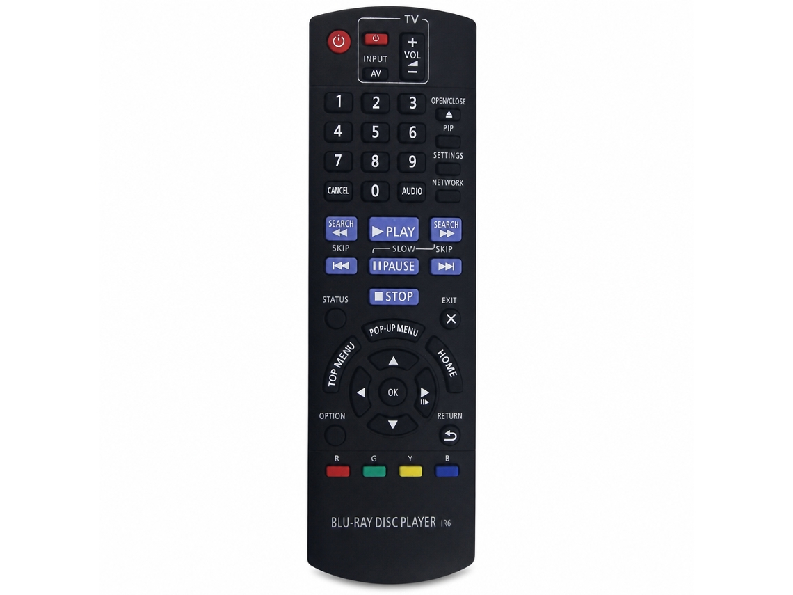 Comando À Distância Para Leitor Blu-ray Panasonic, Compatível Com N2qayb000736_zhd