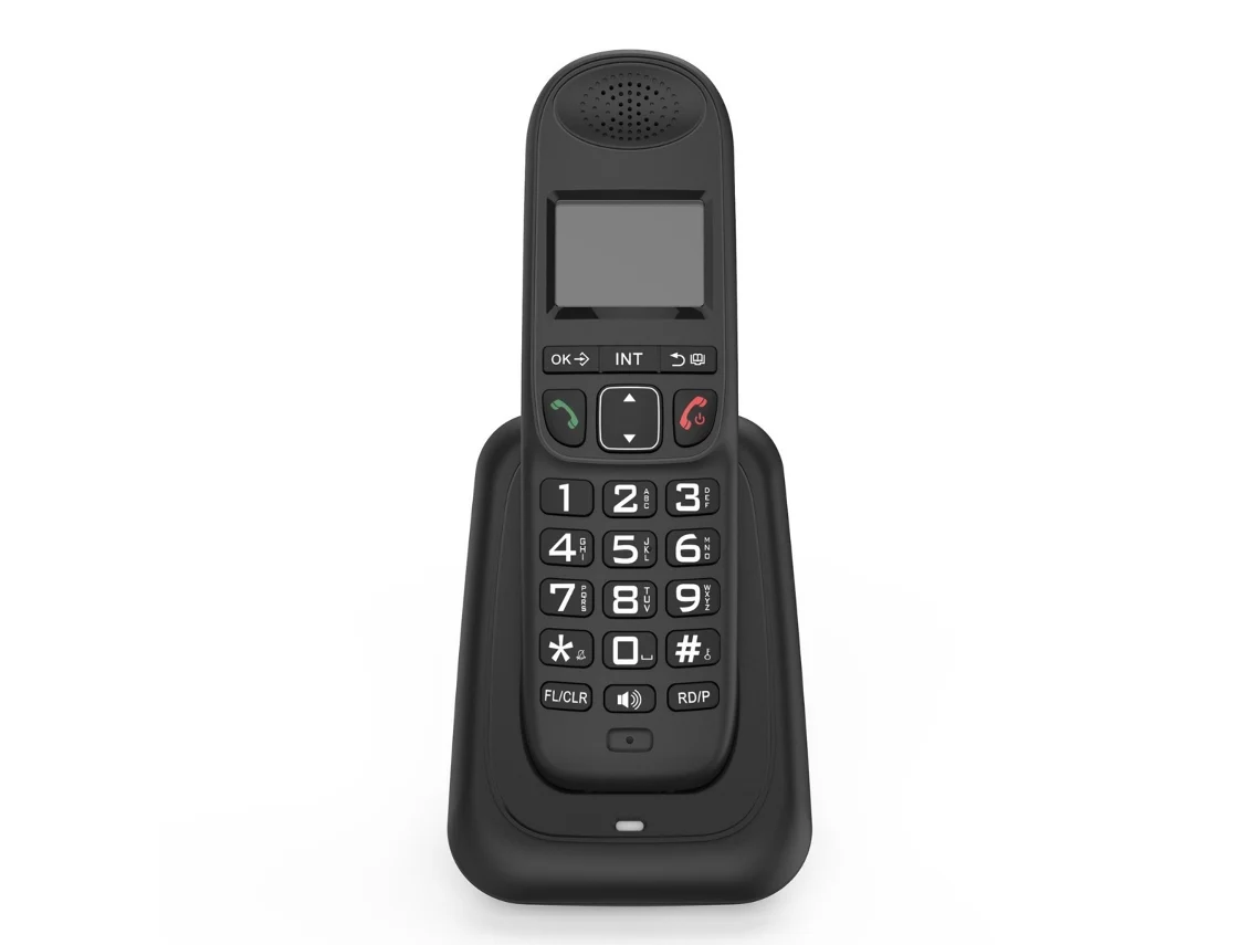 Telefone Sem Fio Com Identificador De Chamadas Telefone Digital Sem Fio Viva Voz Com Luz De Fundo Lcd Para Escritório Doméstico Brilvibera