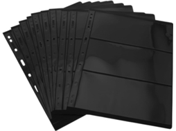 Verso Para Álbum De Timbres 10 Unidades Com 9 Perfurações - Toyvian Feuilles Recto