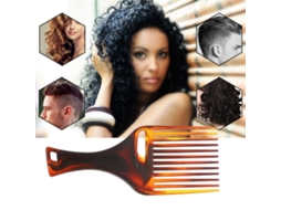 2026 peine de Cabelo Plástico, Peine Afro, Peine de Pente, Peine de Alfinete para Pentear e Penteado com Óleo