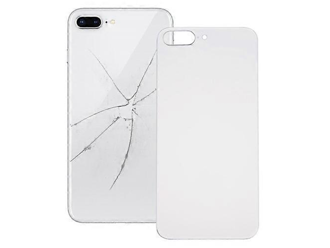 Tampa Traseira De Vidro Para Bateria Do Iphone 8 Plus (prateada)