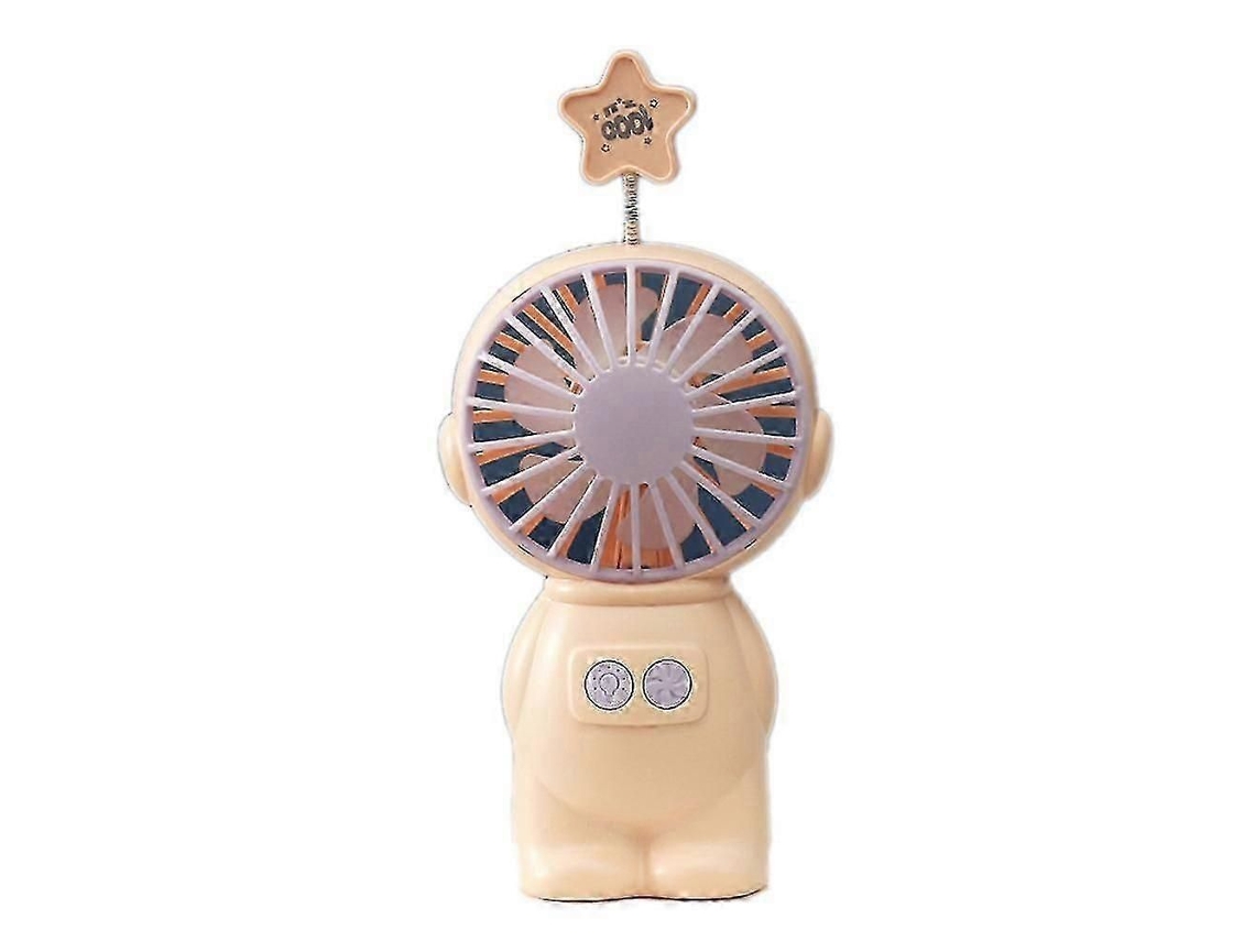 Ventilador Portátil Usb Recarregável Mini 3 Velocidades Com Luz