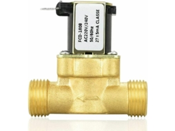 Válvula Solenoide Elétrica De Latão 220v Normalmente Fechada 1/2 Para Controle De Água Truyuety