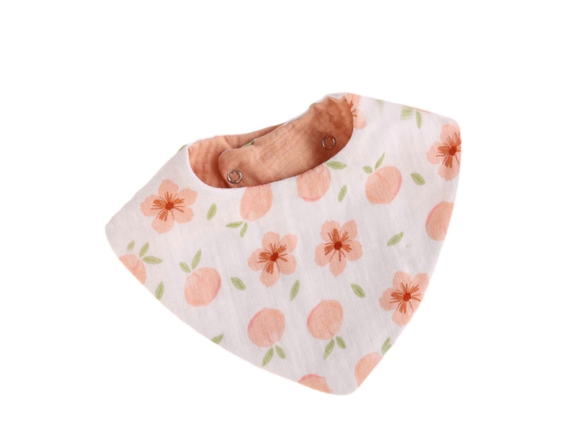 Musselin Babador com Babador, Bandana de Pano Estilosa para Bebês, Cor Sólida, Pano para Enrolar, Para Recém-Nascidos, Alimentos e Odontologia