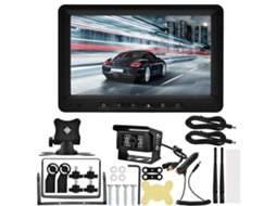 Kit De Câmera De Ré Digital Sem Fio De 7 Polegadas (visão Noturna Hd, Impermeável, Suporta Até 4 Câmeras)
