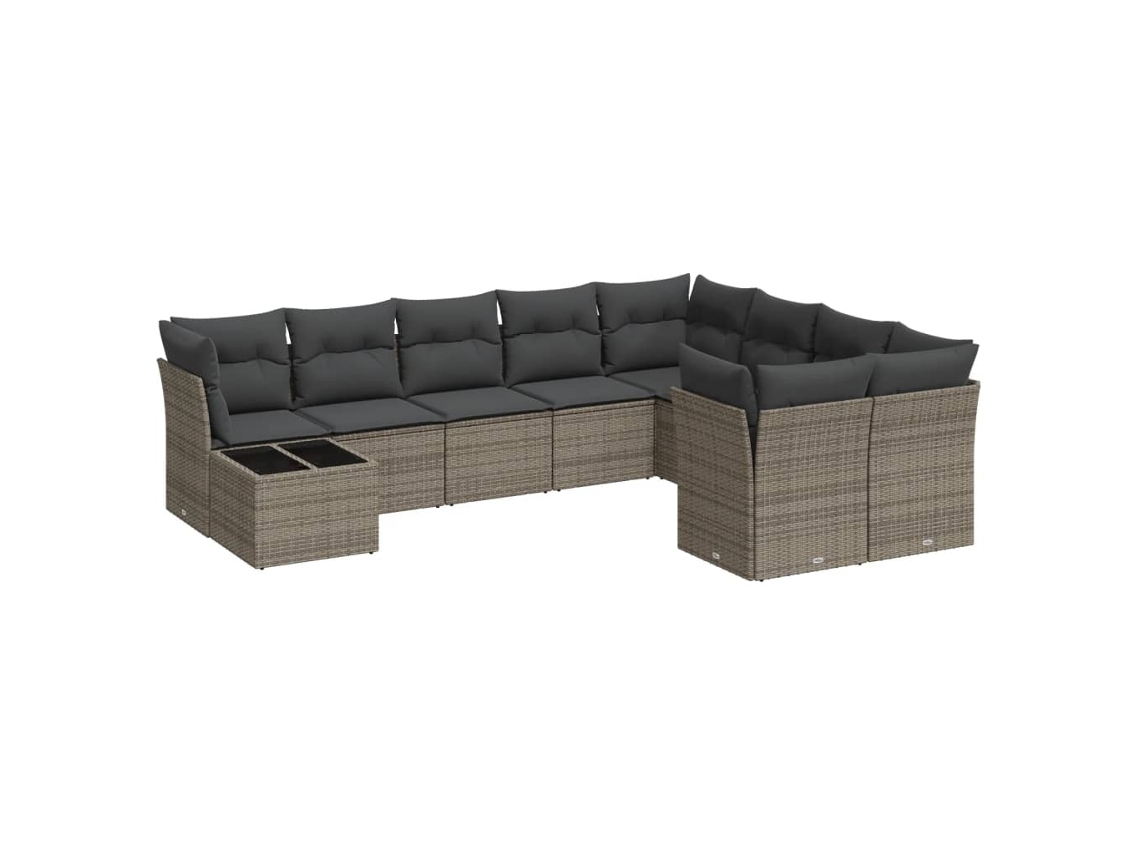 Garden Sofa Set, Garden Sofa Sets Vidaxl Cinzeto Rattan / Vime (n/a)