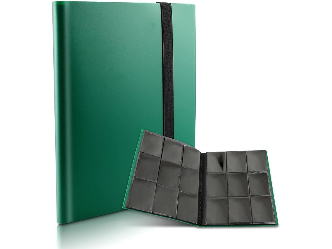 Walshlxq carpeta de Cartas Colecionáveis 360 Cartas 9 Bolsos para Cartas de Trading, Presente de Aniversário, Natal e Festividades