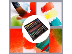 Conjunto De Tubos De Acuarela Profesional 12ml 24 Cores Materiais De Arte Xbw0624w