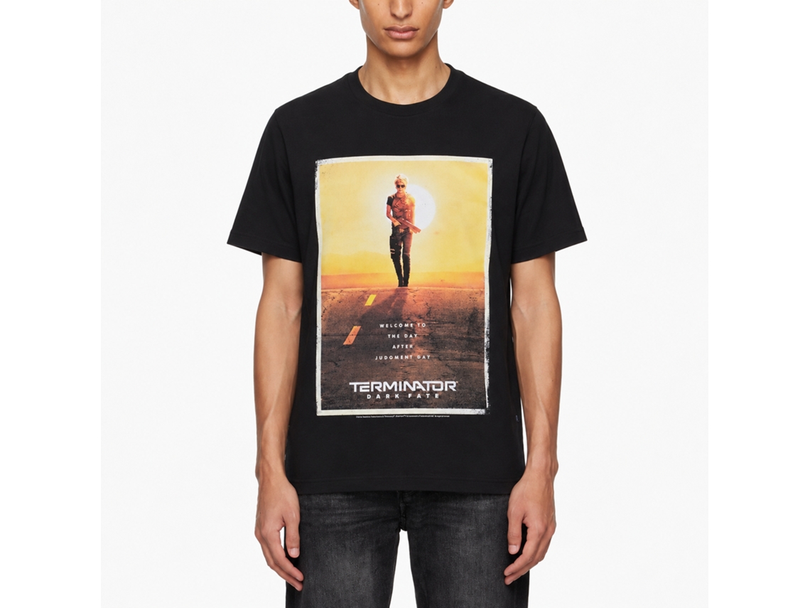 The Terminator Dark Fate Poster T-shirt Unisex Adults Size:m