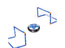 Bola de Futebol Hover Elétrica com Luzes Led, Suspensão Ar, com 2 Gols Brinquedos Esportivos para Crianças