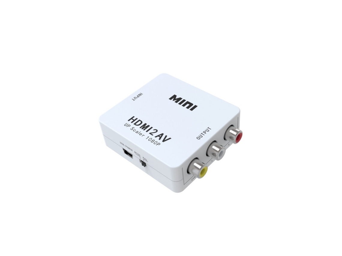 Brancomódulo Conversor Eachine Ev100 Hd para Av Cvbs 1080p Hdmi1 para Rca com Cabo para Óculos Fpv MDUG