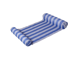 Colchão inflável para piscina, listrado, boia e brinquedo de verão | S/BRAND