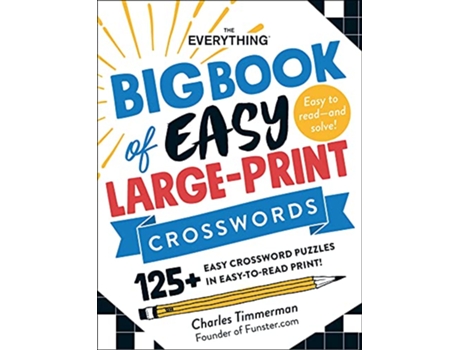 Livro Everything Big Book of Easy LargePrint Crosswords de Charles Timmerman (Inglês)