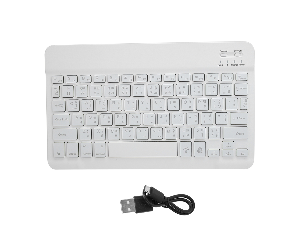 Teclado Bluetooth Sem Fio LAXISCREED 10 Polegadas Rgb