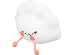 Luminária Noturna Infantil , Recarregável Via Usb, Em Abs E Silicone,