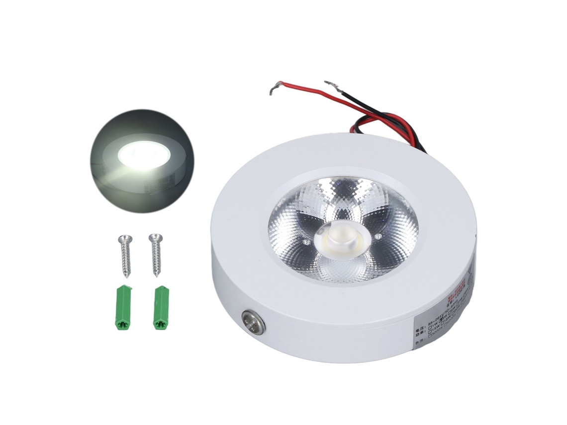 2026 lâmpada Led Embutida no Teto Fina 3w Cob Moderna Luz Ponto 85 265v Pintura de Alta Temperatura